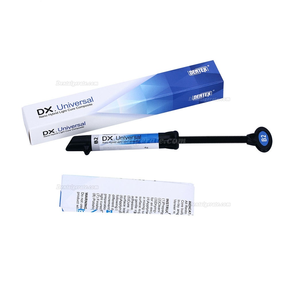 5Pcs  B2 Lichth&auml;rtende Dental Hybridkunstharz Composite Syringe